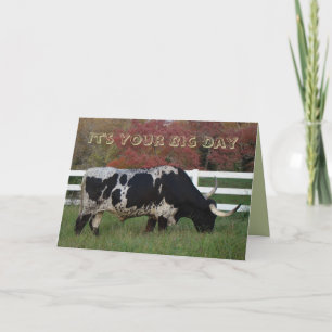 Longhorn Your Day-customize Card