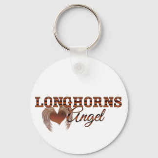Longhorns Angel Keychain