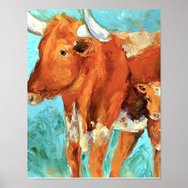 Longhorns Boots and Ginger Poster (Front)