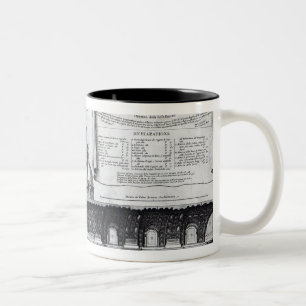Longitudinal cross-section of St. Peter's Two-Tone Coffee Mug