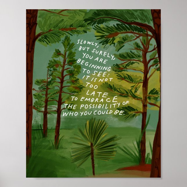 Longleaf Pine, Embrace the Possibility Poster (Front)