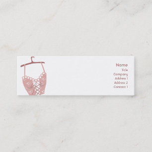 Longlive Bra - Skinny Mini Business Card