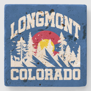 Longmont,Colorado Stone Coaster