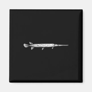 Longnose Gar Shirt Bowfin Lepisosteus Osseus Fishi Magnet
