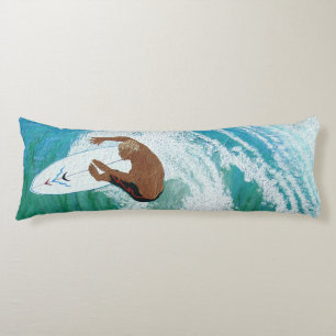 Longs Coussins de Bubblepacific, surfeur de toit