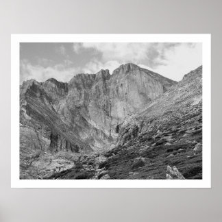 Longs Peak Beautiful Rugged Rocky Mountain Poster