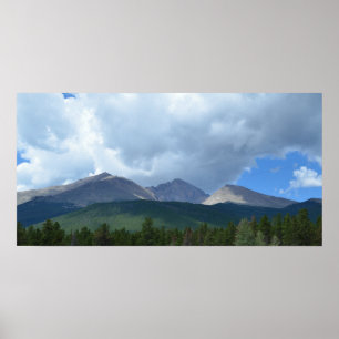 Longs Peak Colorado Matte Canvas Impression