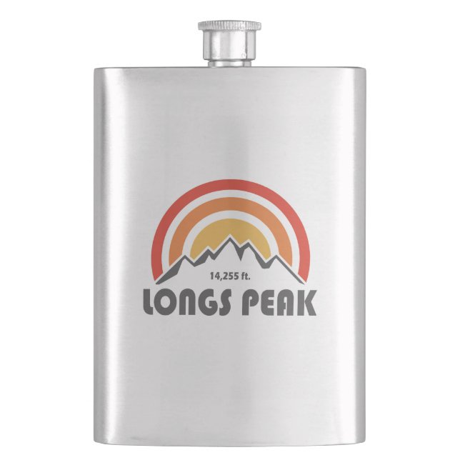 Longs Peak Hip Flask (Front)