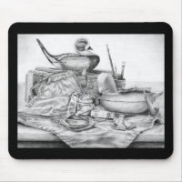 Longtail Decoy Still Life Mousepad (Lori Corbett)