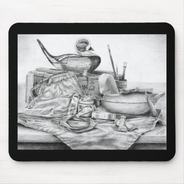 Longtail Decoy Still Life Mousepad (Lori Corbett) (Front)