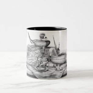 Longtail Decoy Two-Tone Mug (Lori Corbett)