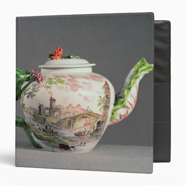 Longton Hall teapot, c.1755 Binder (Front/Inside)