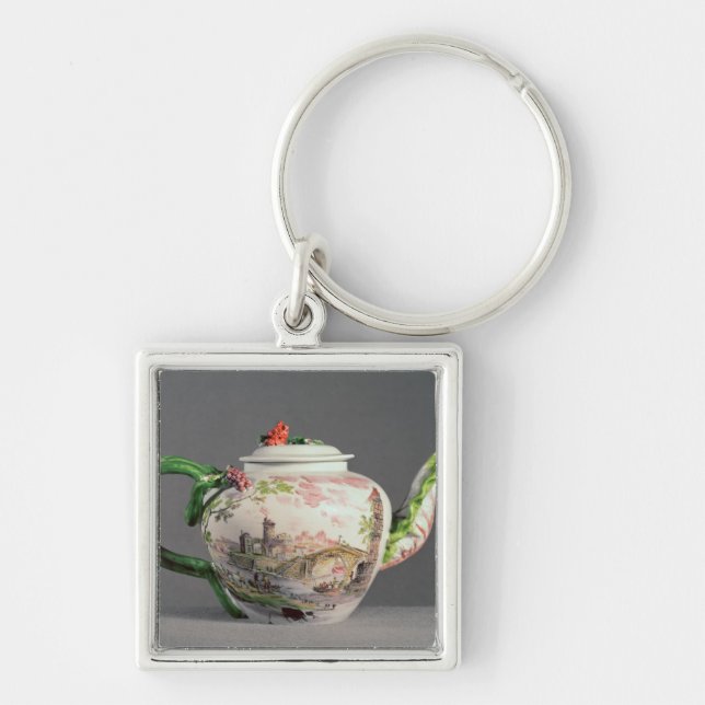 Longton Hall teapot, c.1755 Keychain (Front)