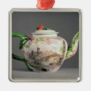 Longton Hall teapot, c.1755 Metal Ornament