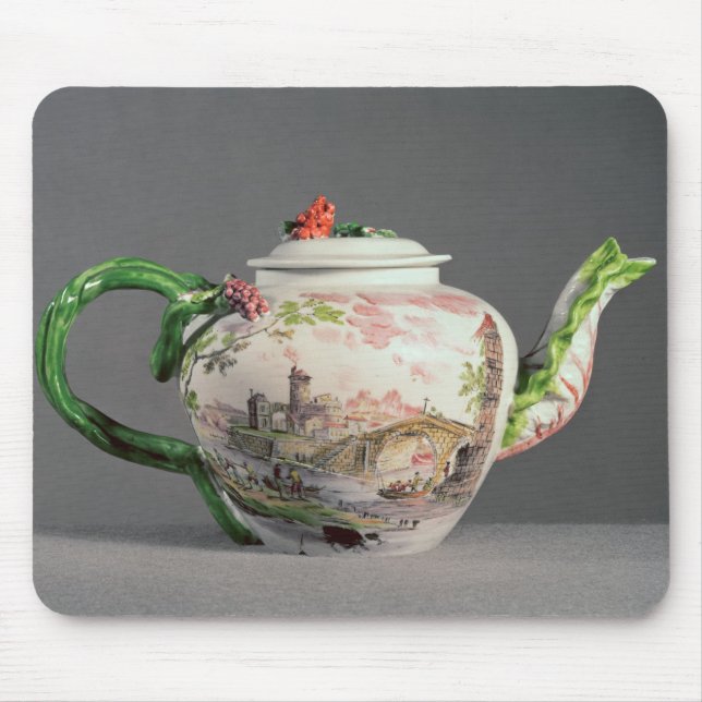 Longton Hall teapot, c.1755 Mouse Pad (Front)
