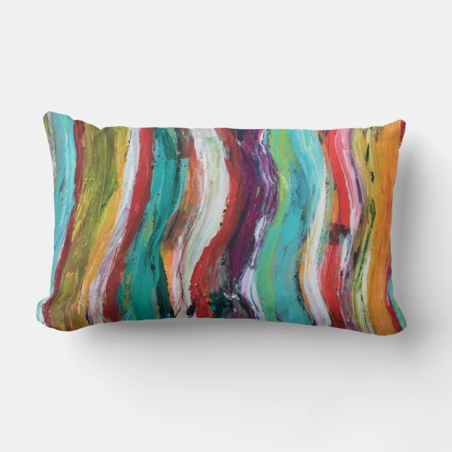 Longueur d'onde Poly Lumbar Lai Oreiller (Recto)