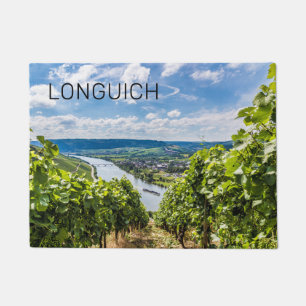 Longuich Moselle Vineyard Panorama Germany Luggage Doormat
