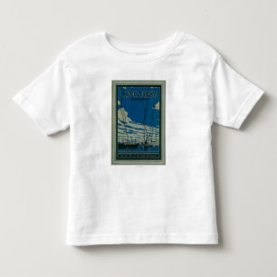 Longview, Washington Advertising Poster Toddler T-shirt