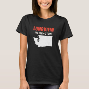 Longview Washington USA State America Travel Washi T-Shirt