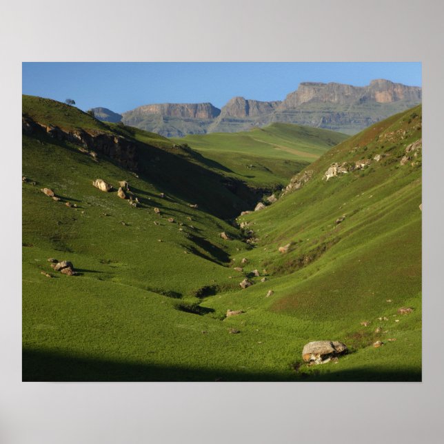 Longwall, Giant's Castle, Drakensberg Mountains, Poster (Front)