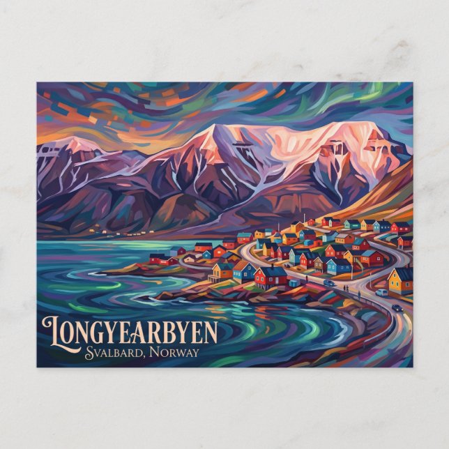 Longyearbyen, Svalbard Norway Postcard (Front)