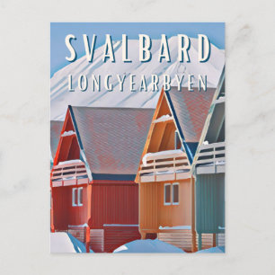 Longyearbyen, where nature takes back its rights postcard