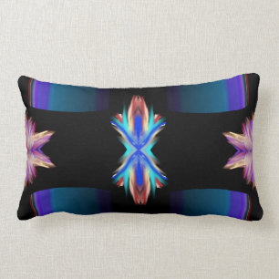 Look And Enter: Modern Art Lumbar Pillow