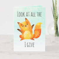 Look At All The Fox I Give | Funny Pun