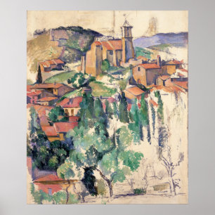 Look at Gardanne - Paul Cezanne - c1885 Poster
