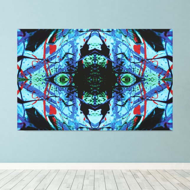Look at Me 63x42 Canvas Print (Insitu(Wood Floor))