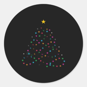 Look At Me Being All Festive And S Funny Christmas Classic Round Sticker