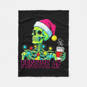 Look At Me Being All Festive And Stuff Humorous Xm Fleece Blanket