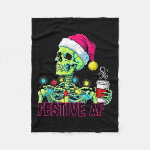 Look At Me Being All Festive And Stuff Humorous Xm Fleece Blanket