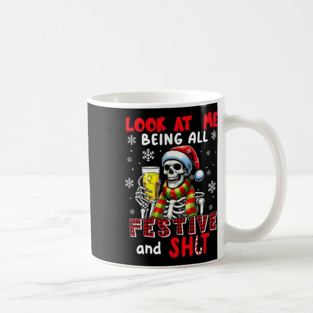 Look At Me Being All Festive Xmas Joke D Felling S Coffee Mug (Right)