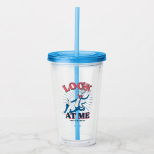Look At Me Cat In The Hat Acrylic Tumbler