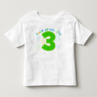 Look at Me, I'm 3 - Green Toddler T-shirt
