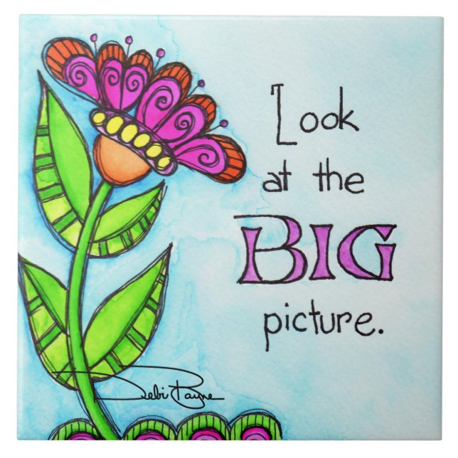 Look At The Big Picture Tile (Front)
