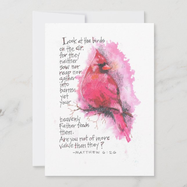 LOOK AT THE BIRDS CARD (Front)