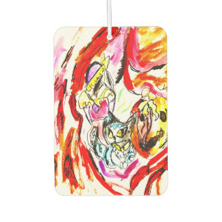 Look at window Halloween art Air Freshener