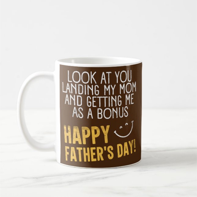Look At You Landing Mom Getting Me As A Bonus Coffee Mug (Left)