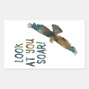 look at you soar bokeh sticker