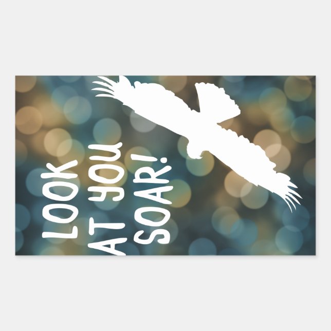 look at you soar sticker (Front)