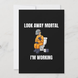 Look Away Mortal Im Working Welding Welder Announcement