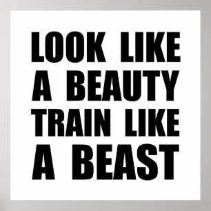 Look Beauty Train Like Beast Poster