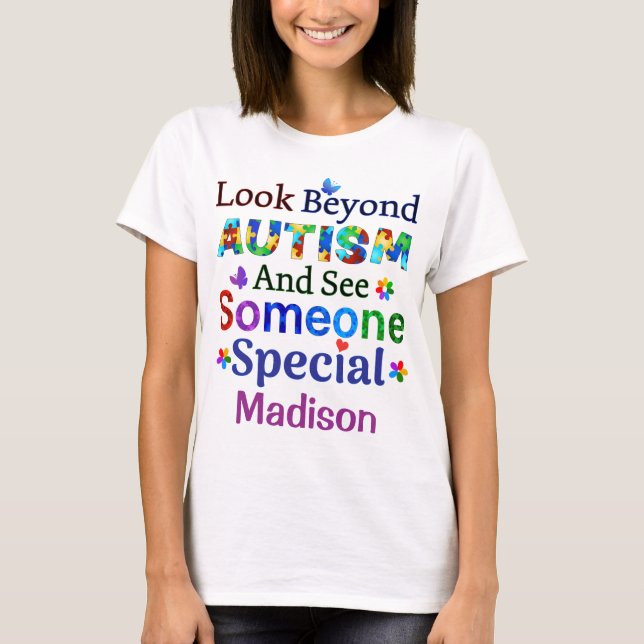 Look Beyond AUTISM T-Shirt (Front)