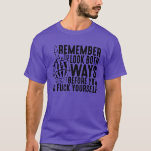 Look Both Ways Skellie Hand T-Shirt