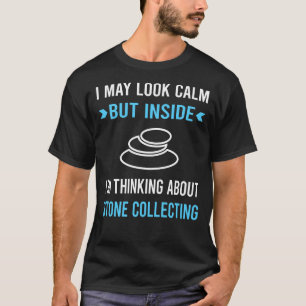 Look Calm Stone Collecting Stones T-Shirt
