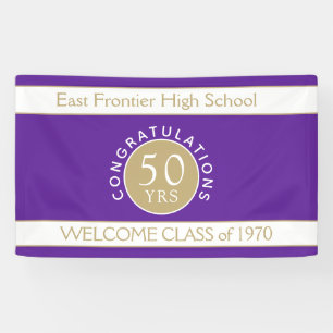 Look! CUSTOM 50 yr reunion banner
