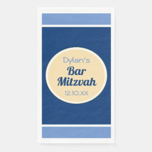 Look! Custom Bar Mitzvah Guest towels Napkin