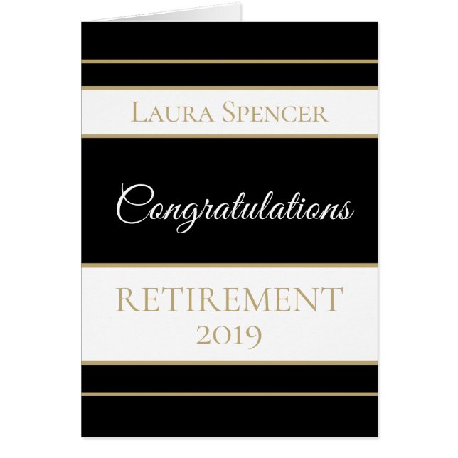 Look! Custom Retiree Card (Front)